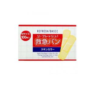 阿蘇製薬 リ・フレッシュ救急バン スキンカラー Mサイズ 100枚入