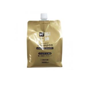 熊野油脂 馬油 ノンシリコンシャンプー 詰め替え用 1000ml : YMストア