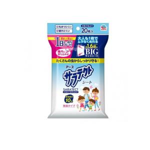 2980円以上で注文可能 アース サラテクト 虫よけシート 無臭タイプ 20枚入 (1個)
