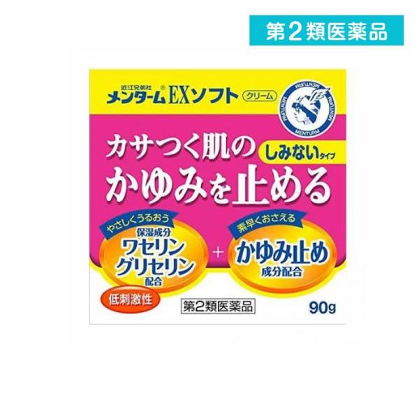 2980円以上で注文可能  第２類医薬品 近江兄弟社メンタームEXソフト (クリーム) 90g (1...