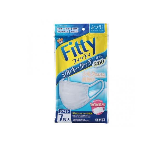 2980円以上で注文可能  フィッティ シルキータッチ 耳ゴムふわり ふつう 7枚入 (ホワイト) ...