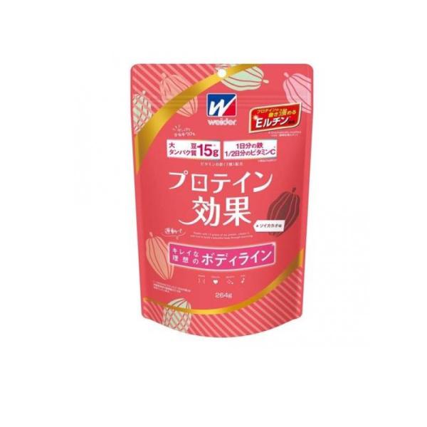 2980円以上で注文可能  ウイダー プロテイン効果 ソイカカオ味 264g (1個)