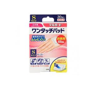 2980円以上で注文可能 デルガード ワンタッチパッド Sサイズ お徳用 箱入りタイプ 30枚入 (1個)