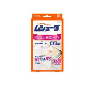 ムシューダ 1年間有効 引き出し・衣装ケース用 無香タイプ 24個入 (1個)