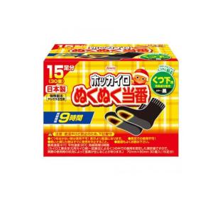 2980円以上で注文可能  ホッカイロ ぬくぬく当番 くつ下用タイプ 15足分入 (1個)