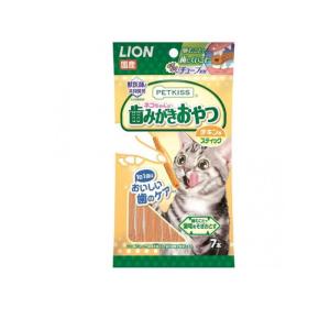 2980円以上で注文可能  PETKISS(ペットキッス) 猫用 ネコちゃんの歯みがきおやつ チキン味 スティック 7本入 (1個)