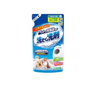 ライオン ペットの布製品専用 洗たく洗剤 つめかえ用 320g : アクア
