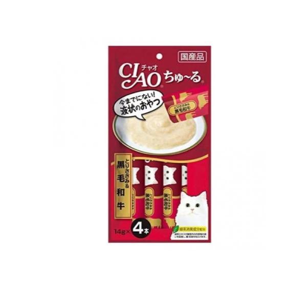 2980円以上で注文可能  いなば 猫用おやつ CIAOちゅ〜る(チャオちゅーる) とりささみ&amp;黒毛...