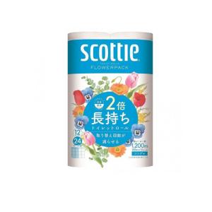 2980円以上で注文可能 スコッティ フラワーパック 2倍長持ち シングル 12ロール (1個)