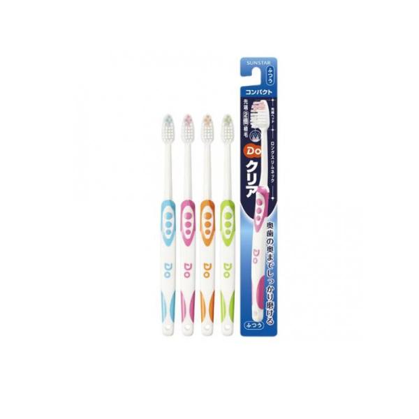 2980円以上で注文可能  Doクリア ドゥークリアハブラシ コンパクトヘッド ふつう 1本入 (色...