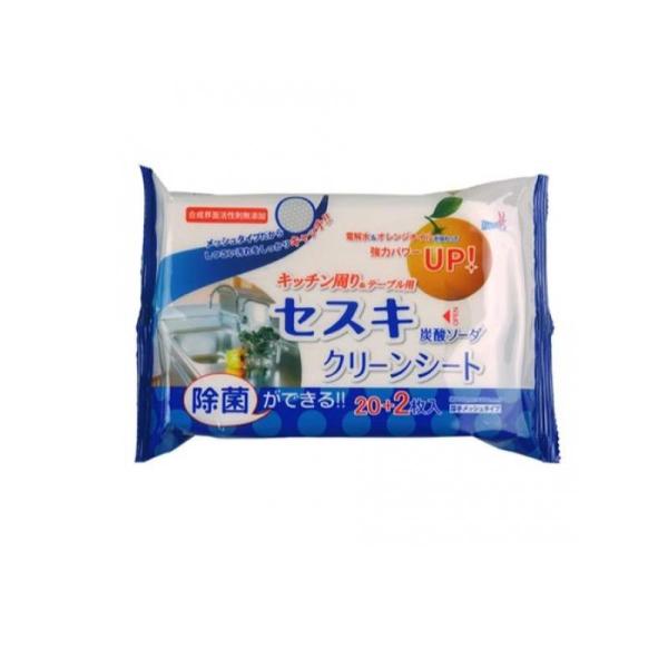 2980円以上で注文可能  友和 セスキ炭酸ソーダクリーンシート キッチン周り&amp;テーブル用 22枚入...