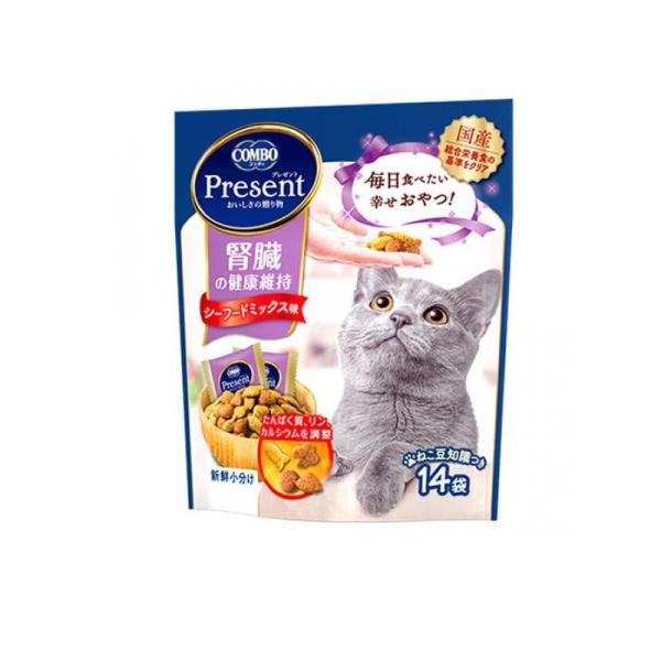 2980円以上で注文可能  コンボプレゼント キャット おやつ 腎臓の健康維持 シーフードミックス味...