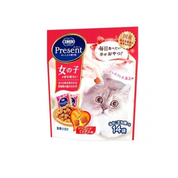 2980円以上で注文可能  コンボプレゼント キャット おやつ 女の子 シーフードミックス味 14袋...
