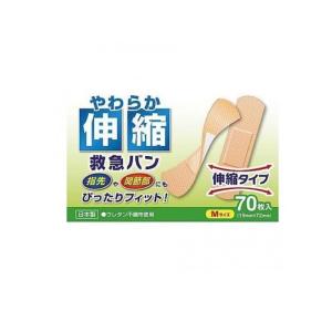 2980円以上で注文可能 阿蘇製薬 やわらか伸縮救急バン Mサイズ 70枚入 (1個)
