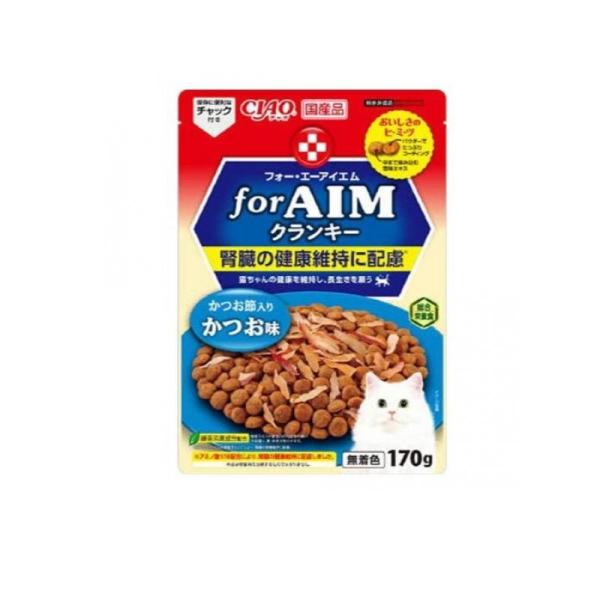 2980円以上で注文可能  いなば for AIM  クランキー 猫用 かつお節入り かつお味 17...