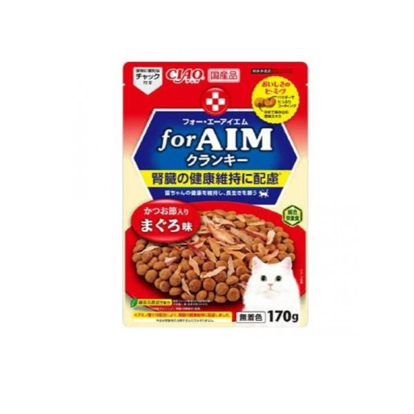 2980円以上で注文可能  いなば for AIM  クランキー 猫用 かつお節入り まぐろ味 17...