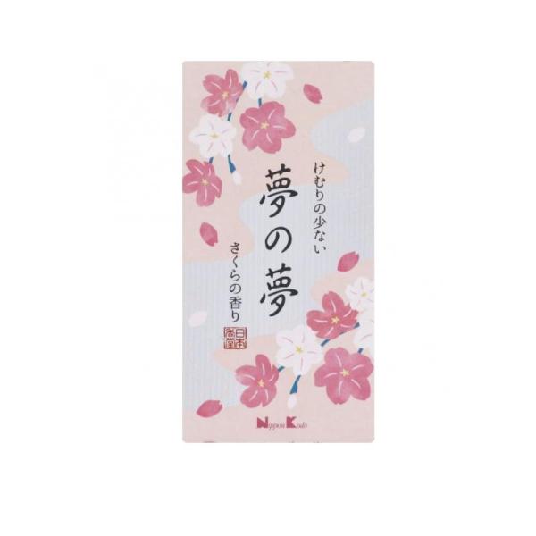 2980円以上で注文可能  日本香堂 夢の夢 さくらの香り バラ詰め 100g (1個)