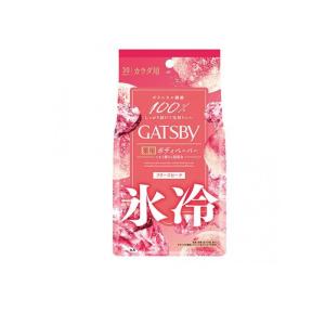 2980円以上で注文可能 ギャツビー アイスデオドラント ボディペーパー フリーズピーチ 徳用タイプ 30枚入 (1個)