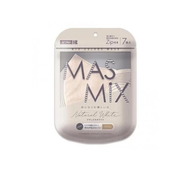 2980円以上で注文可能  MASMiX(マスミックス) マスク 7枚入 (ナチュラルホワイト) (...