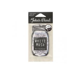 2980円以上で注文可能 John’s Blend(ジョンズブレンド) エアーフレッシュナー ホワイトムスク 1枚入 (1個)