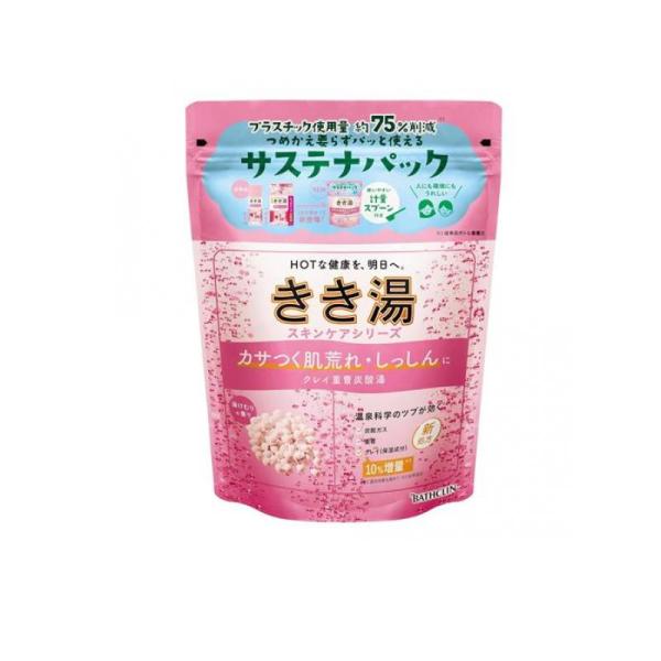 2980円以上で注文可能  きき湯 クレイ重曹炭酸湯 湯けむりの香り 360g (1個)