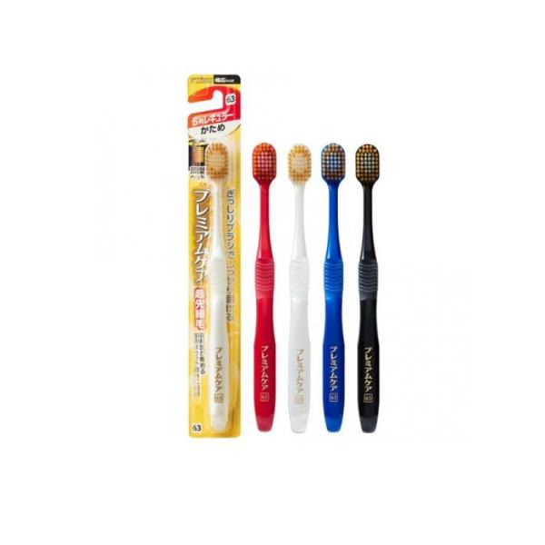 2980円以上で注文可能  エビス 歯ブラシ プレミアムケア・6列レギュラー 63かため 1本入 (...