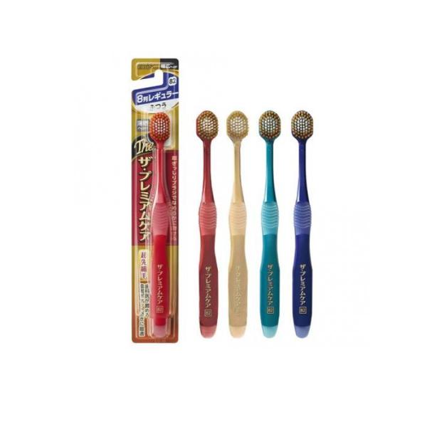 2980円以上で注文可能  エビス ザ・プレミアムケアハブラシ 8列レギュラー 82ふつう 1本入 ...
