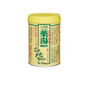 2980円以上で注文可能 入浴剤 オリヂナル薬湯 ハッカ脳 缶入 750g (1個)