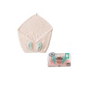 2980円以上で注文可能 CB JAPAN (シービージャパン) カラリズーイ ヘアドライタオル 吸水アニマルヘアターバン 1枚入 (ウサギ) (1個)