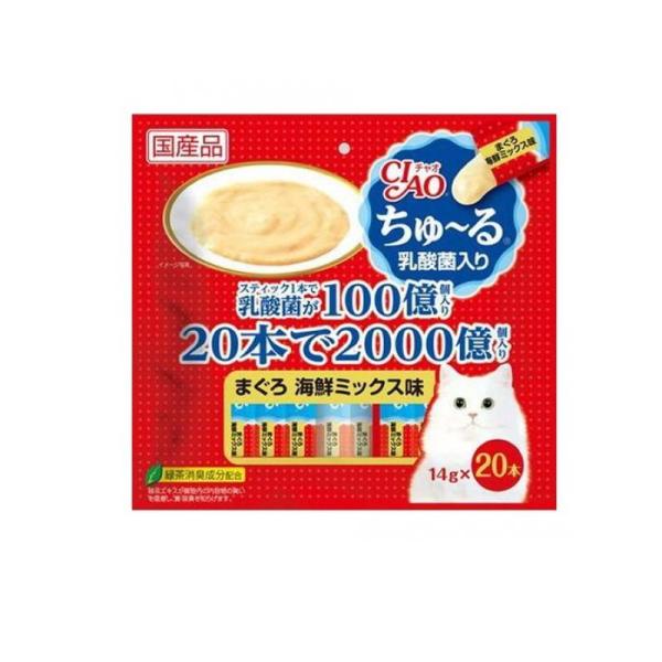 2980円以上で注文可能  いなば 猫用おやつ CIAOちゅ〜る(チャオちゅーる) 乳酸菌入り まぐ...