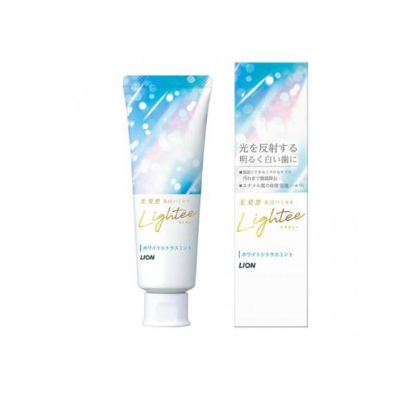 2980円以上で注文可能  Lightee(ライティー) ハミガキ ホワイトシトラスミント 100g...
