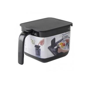 2980円以上で注文可能 マーナ 調味料ポットワイド ブラック 600mL (K-775BK) (1個)