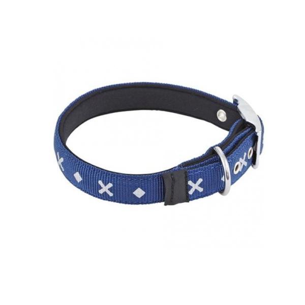 2980円以上で注文可能  ペティオ  ベーシックプラス クロスダイヤカラー Mサイズ 中型犬用首輪...