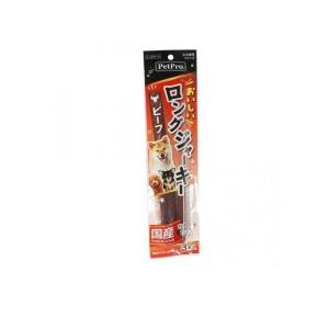 2980円以上で注文可能 ペットプロ 犬用 おいしいロングジャーキー ビーフ 3本入 (1個)