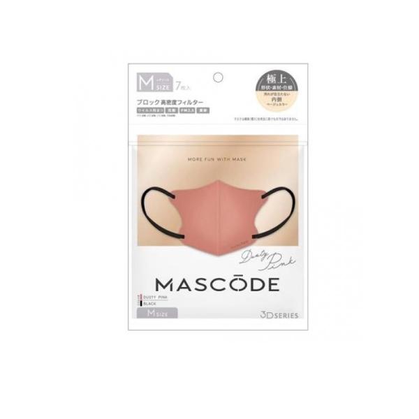 2980円以上で注文可能  MASCODE マスコード 3Dマスク M 09ダスティピンク×ブラック...
