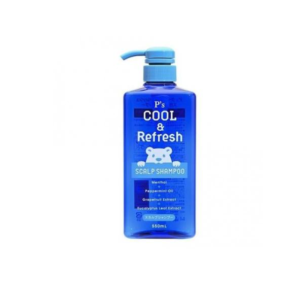2980円以上で注文可能  P’s COOL&amp;Refresh スカルプシャンプー 550mL (1個...