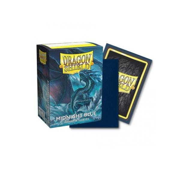 AT-11057 ﾄﾞﾗｺﾞﾝｼｰﾙﾄﾞ ﾏｯﾄ ｽﾀﾝﾀﾞｰﾄﾞｻｲｽﾞ Midnight Blue(100枚入り)