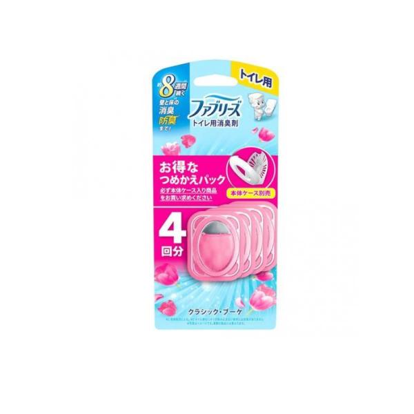 2980円以上で注文可能  ファブリーズ トイレ用消臭剤 つめかえパック クラシック・ブーケ 4回分...
