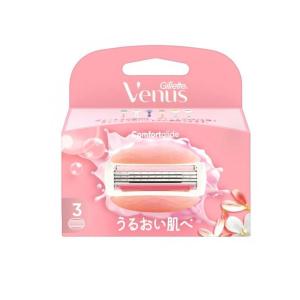 2980円以上で注文可能 ジレット ヴィーナス コンフォートグライド うるおい肌へ ホワイトティの香り 替刃 3個入 (1個)