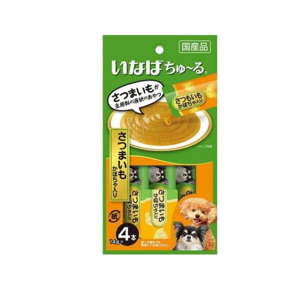 2980円以上で注文可能  いなば 犬用 ちゅ〜る(ちゅーる) さつまいも かぼちゃ入り 14g× ...