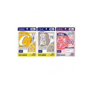 2980円以上で注文可能 【まとめ買い】ＤＨＣの健康食品 ビタミンＣ（ハードカプセル）＆亜鉛＆持続型ビオチン 60日分 (1個)