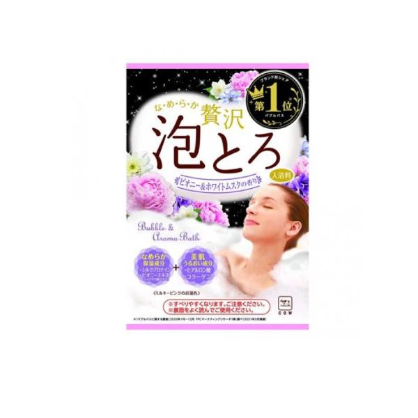 2980円以上で注文可能  お湯物語 贅沢泡とろ入浴料 ピオニー&amp;ホワイトムスクの香り 30g (1...