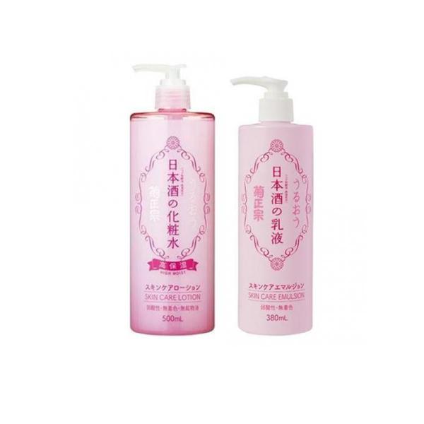 2980円以上で注文可能  菊正宗 日本酒の化粧水 高保湿 500mL ＆日本酒の乳液 380mL ...