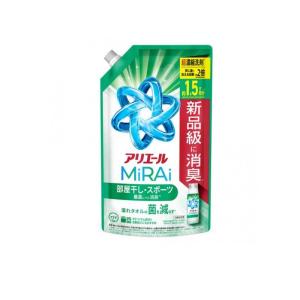 2980円以上で注文可能 アリエールミライ MiRAi 超濃縮コンパクト洗剤 部屋干し&スポーツ 詰め替え用 特大 480g (1個)