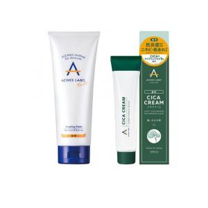 2980円以上で注文可能  アクネスラボ 薬用ニキビケア ウォッシングフォーム 思春期用 150g &amp;薬用CICAクリーム 60g (1個)