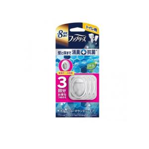 2980円以上で注文可能 ファブリーズ トイレ用プレミアム消臭+抗菌 ナチュラルマウンテンエア 微香 詰め替え 3回分 (6.3mL×3) (1個)