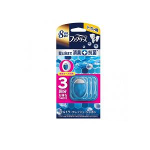 2980円以上で注文可能 ファブリーズ トイレ用プレミアム消臭+抗菌 ウルトラフレッシュシャボン 詰め替え 3回分 (6.3mL×3) (1個)
