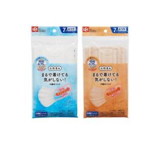 2980円以上で注文可能 レック ふわるん Ｎマスク ふつう W ホワイト&BE ベージュ 各7枚入 (1個)