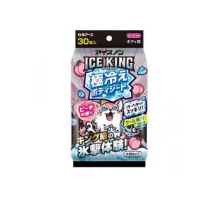 2980円以上で注文可能 アイスノン ICE KING アイスキング 極冷えボディシート ピーチの香り 30枚入 (1個)
