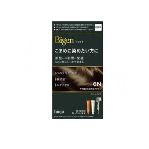 2980円以上で注文可能 ビゲン リピカラー 白髪用 6N やや暗めの自然なブラウン 1組入 (1個)
